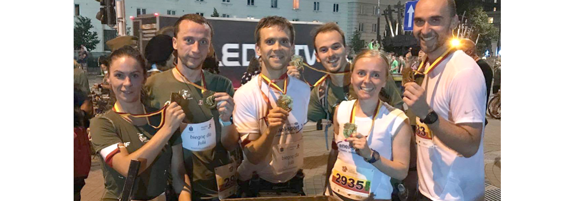 Enel-Sport Runners Team na Biegu Powstania Warszawskiego